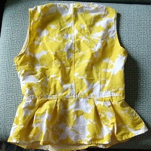 GAP Tops - Yellow peplum top GAP Tops - Yellow peplum top